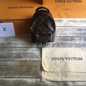 louis vuitton palm springs backpack mini